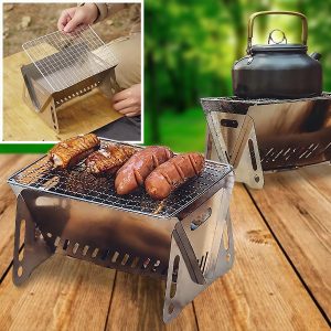 Compact draagbare opvouwbare grill | PORTOGRILL