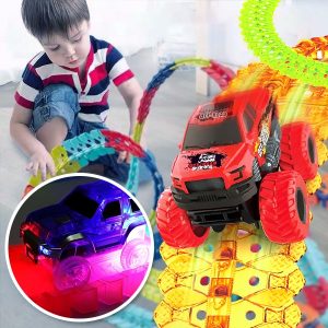 Licht baan met auto | LUMITRACK