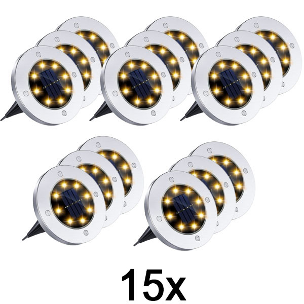 5x Zonnevloerlampen voor buitengebruik (3 stuks) | LUMIGARD