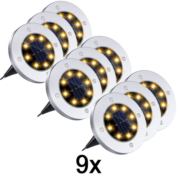 3x Zonnevloerlampen voor buitengebruik (3 stuks) | LUMIGARD