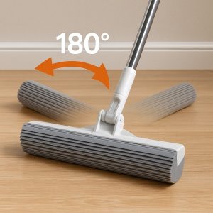 Bezem met 180° draaibare reiniging | MOPTAN