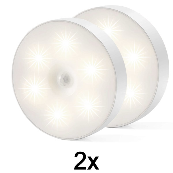 2x Slimme LED-lamp met bewegingssensor | LUMISIGN