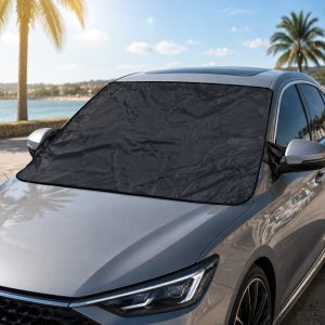 Dubbelzijdige zonwering voor de voorruit | CARCOVER