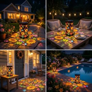 Decoratieve solar tuinlantaarn | SOLABLOOM